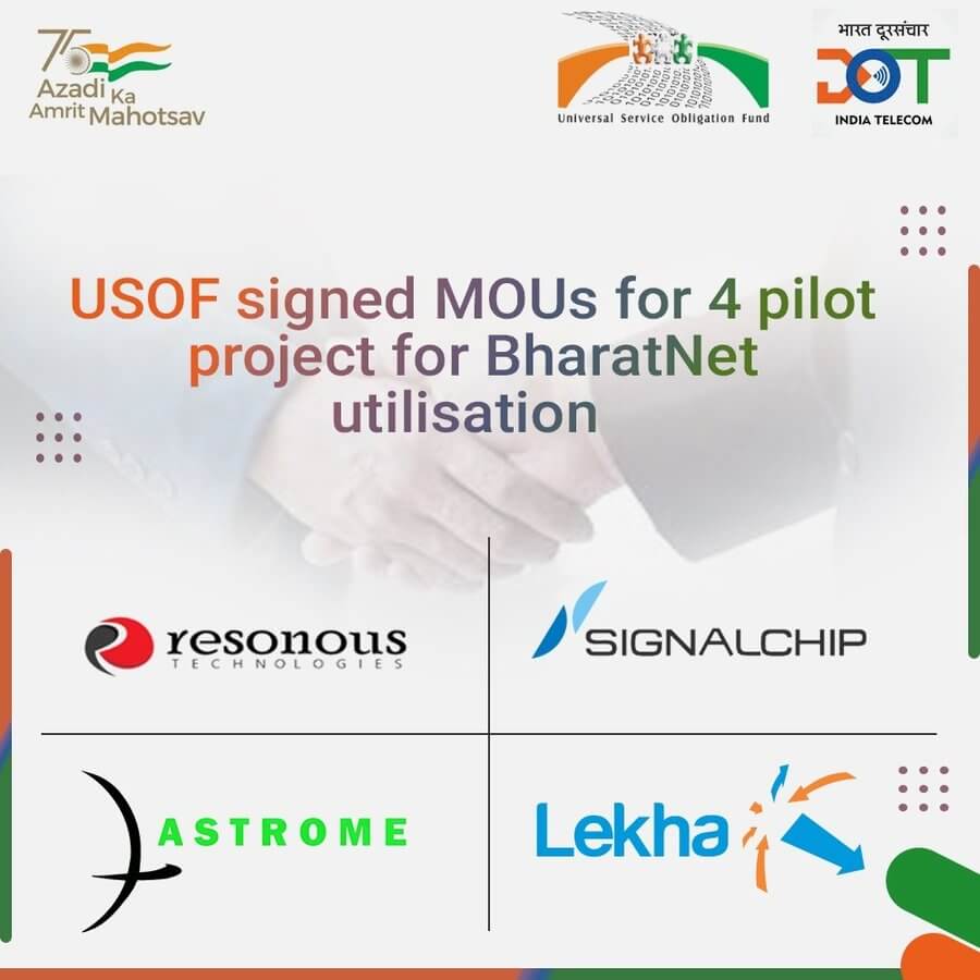 USOF signs MoU to provide BharatNet services