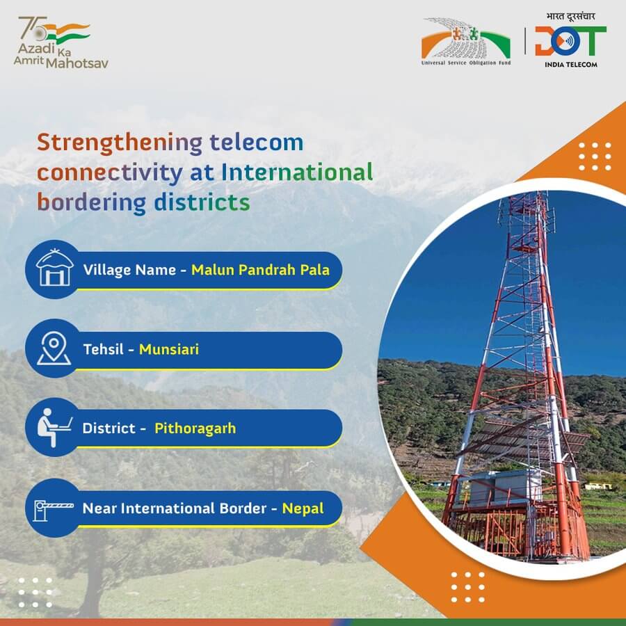 Strengthening telecom at border areas