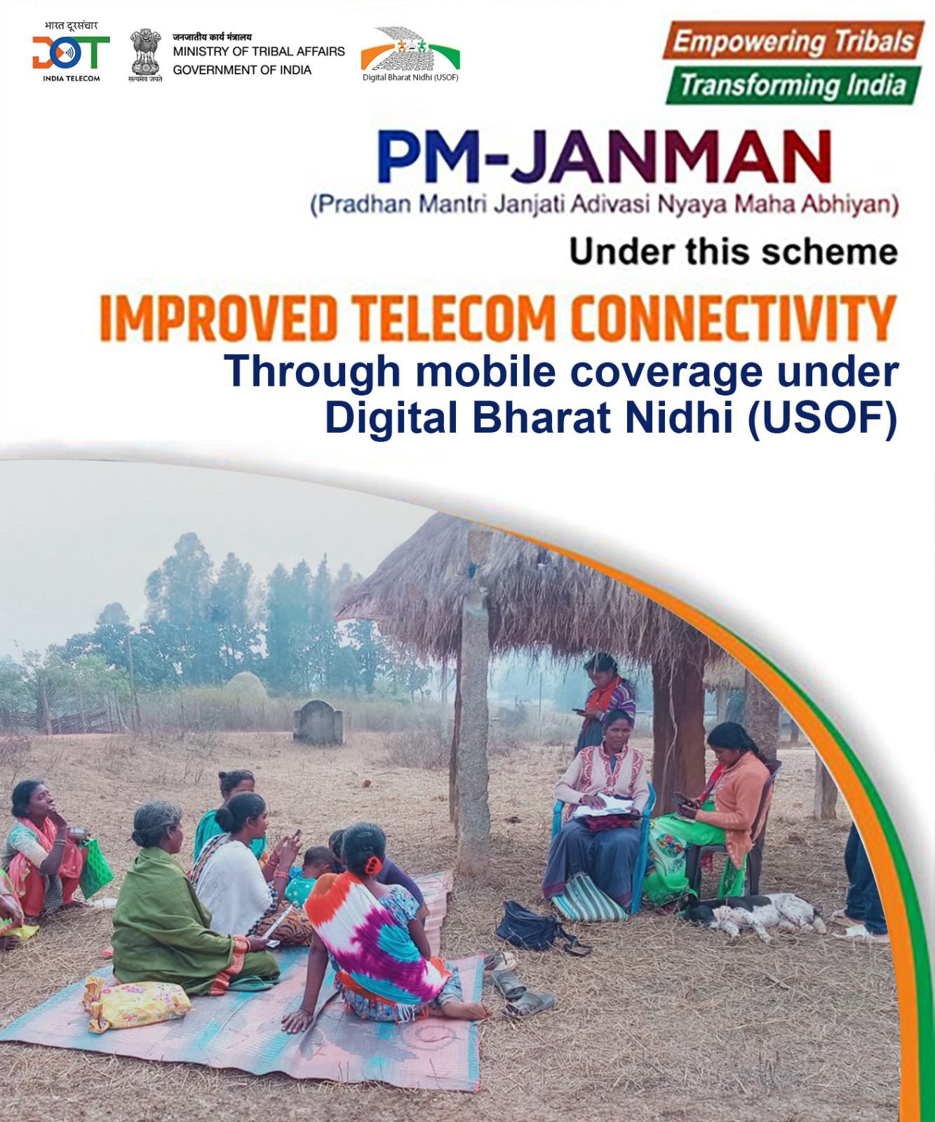 Digital Bharat Nidhi ensuring mobile coverage through PM JANMAN
